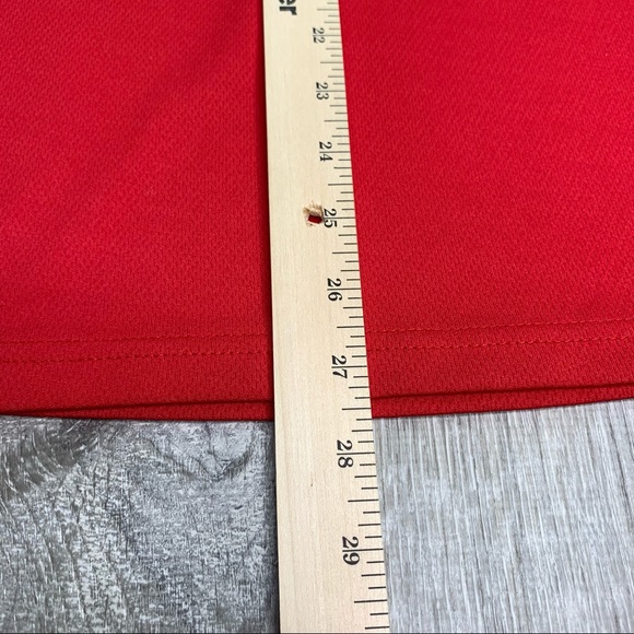 Ohio State Buckeyes The Oval Campus Mens Polo Shirt Red Size Small - Picture 7 of 9